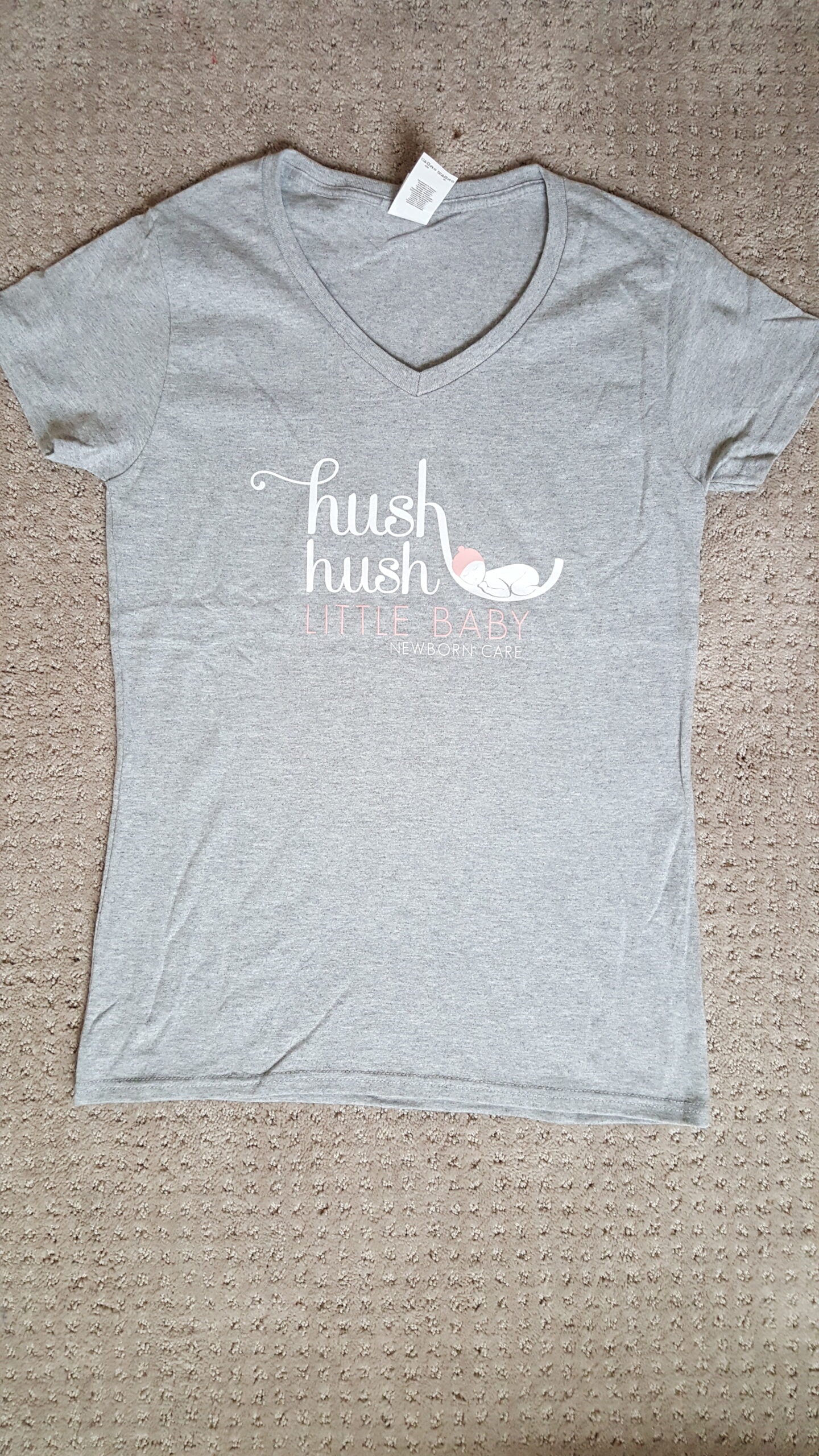 Grey v-neck Shirt
